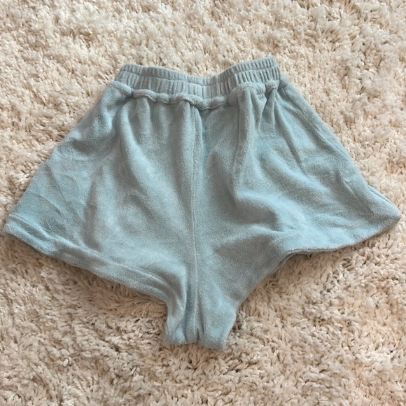 Frankie bikinis coco terry shorts in baby blue. Size XS. NWOT. - Picture 7 of 7